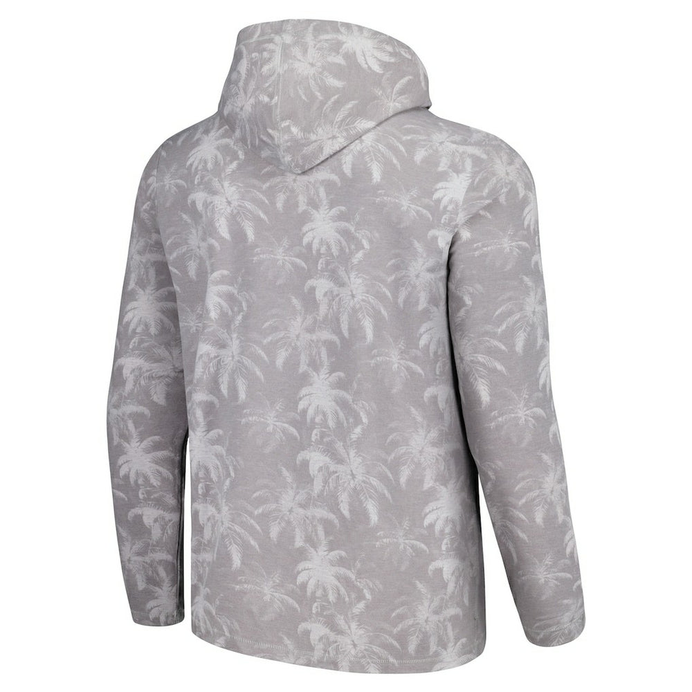 Minnesota Vikings Palm Frenzy Hoodie Long Sleeve T-Shirt Gray