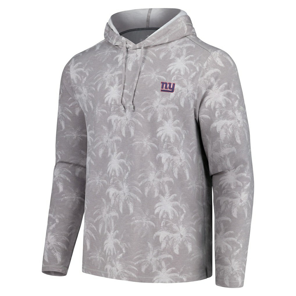 New York Giants Palm Frenzy Hoodie Long Sleeve T-Shirt Gray