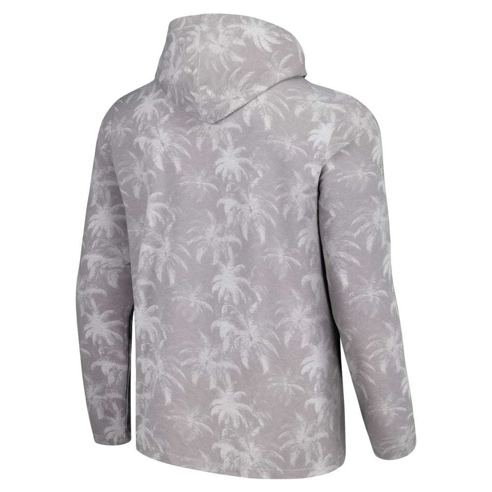 New York Jets Palm Frenzy Hoodie Long Sleeve T-Shirt Gray