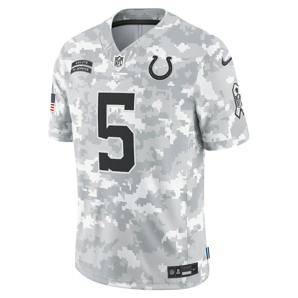 Nike Anthony Richardson Indianapolis Colts 2024 Salute to Service Limited Jersey Arctic Camo
