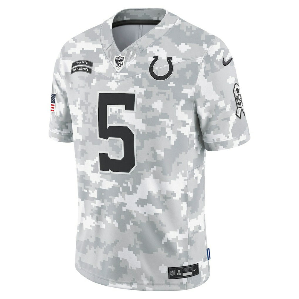 Nike Anthony Richardson Indianapolis Colts 2024 Salute to Service Limited Jersey Arctic Camo