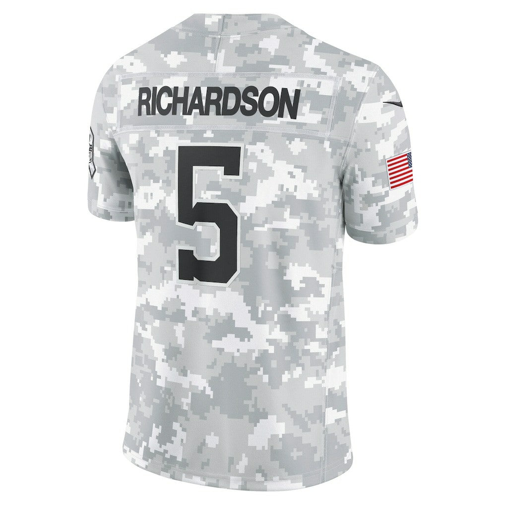 Nike Anthony Richardson Indianapolis Colts 2024 Salute to Service Limited Jersey Arctic Camo