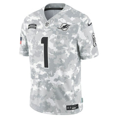 Nike Tua Tagovailoa Miami Dolphins 2024 Salute to Service Limited Jersey Arctic Camo