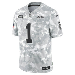 Nike Sauce Gardner New York Jets 2024 Salute to Service Limited Jersey Arctic Camo