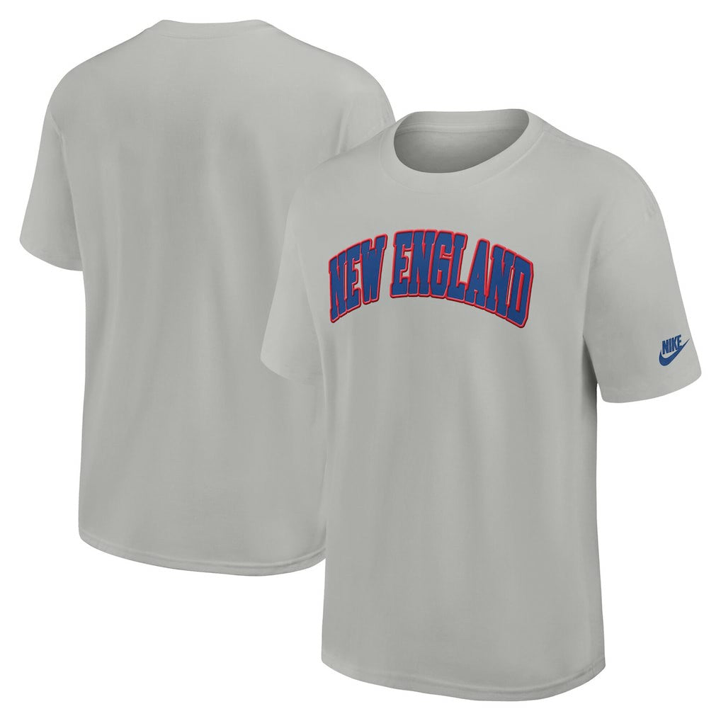 Nike New England Patriots Rewind Statement Max90 T-Shirt Gray