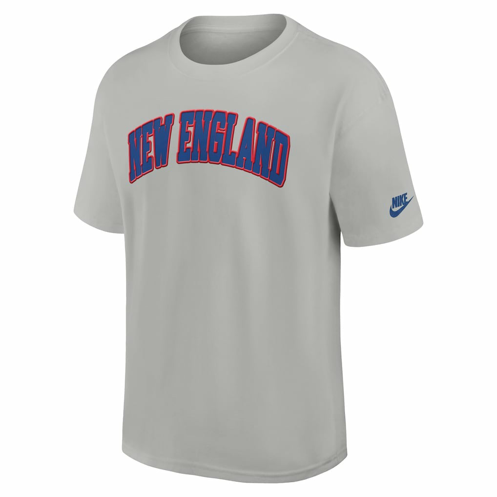 Nike New England Patriots Rewind Statement Max90 T-Shirt Gray