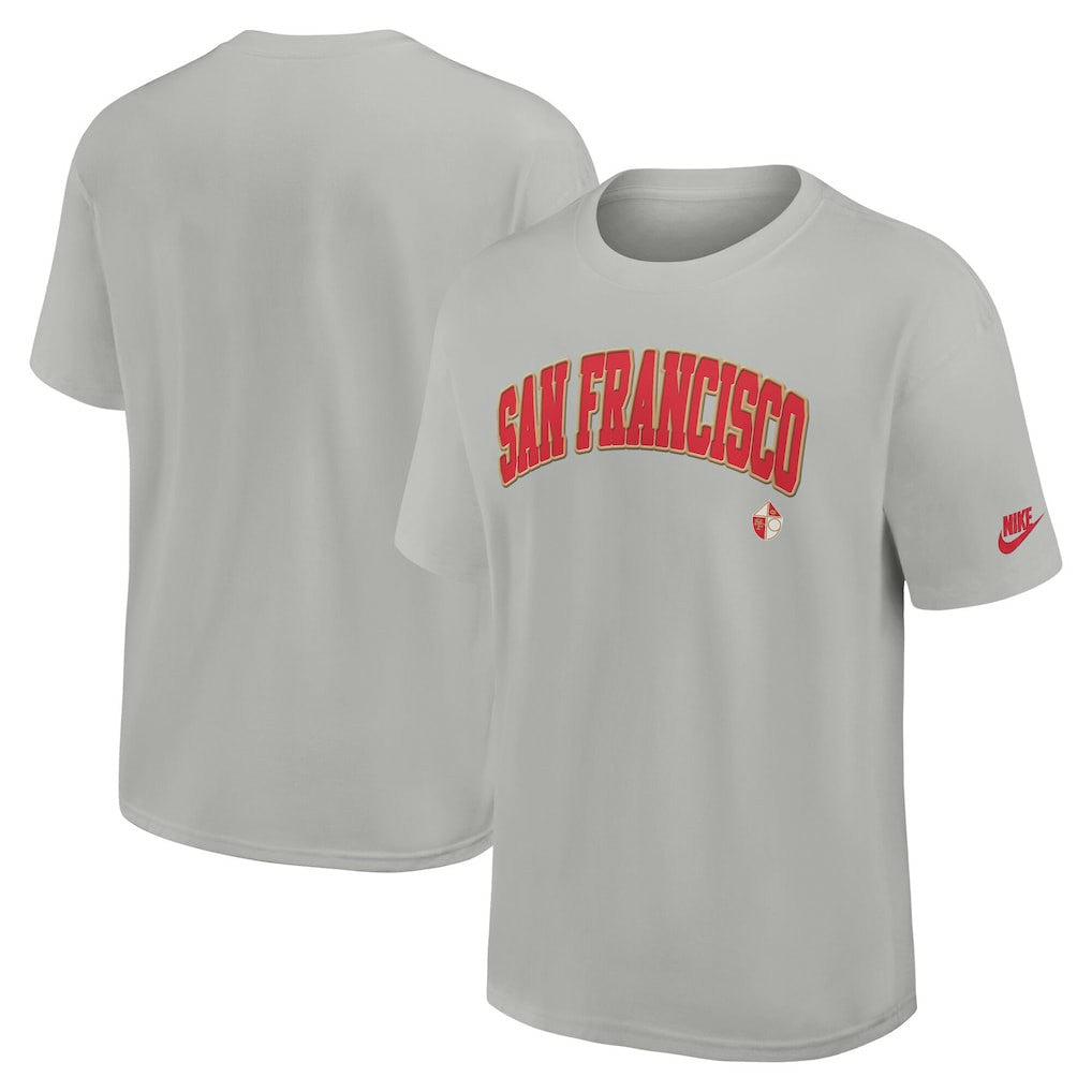 Nike San Francisco 49ers Rewind Statement Max90 T-Shirt Gray