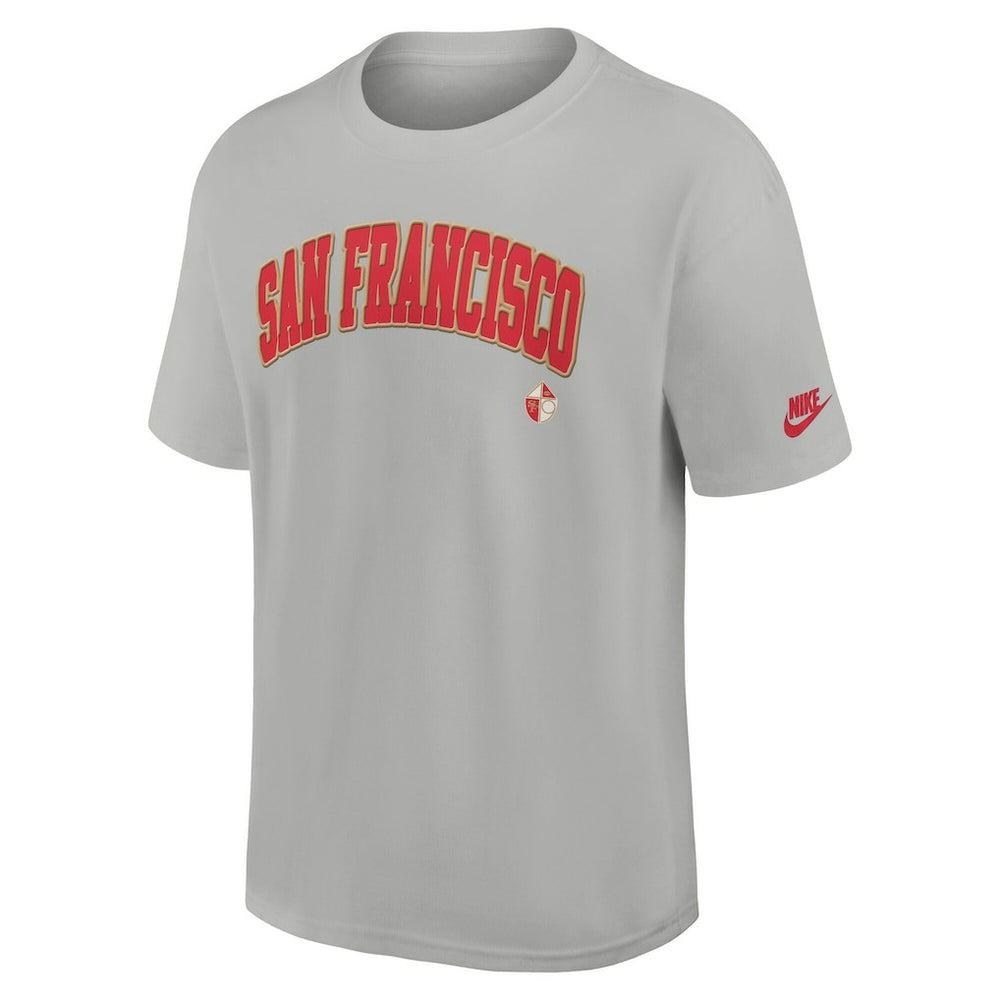 Nike San Francisco 49ers Rewind Statement Max90 T-Shirt Gray