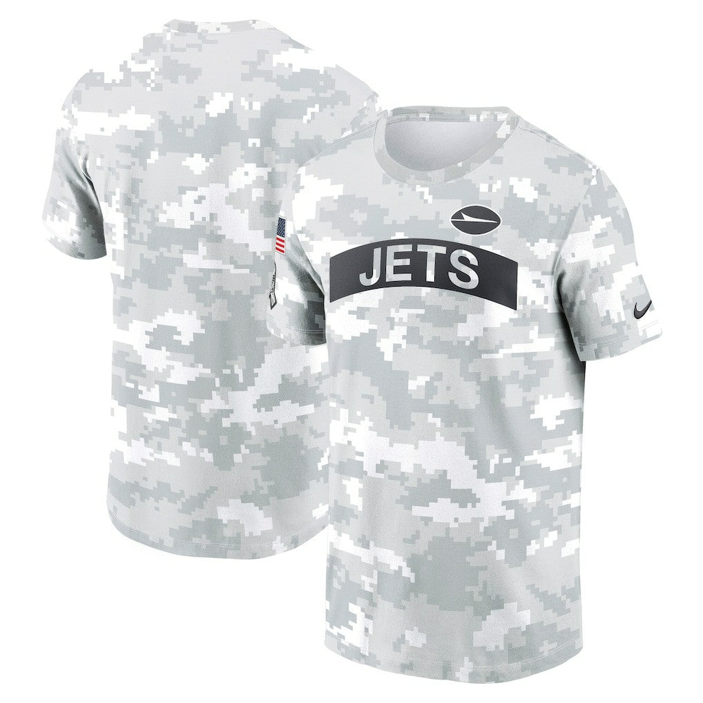Nike New York Jets 2024 Salute To Service Performance T-Shirt Arctic Camo