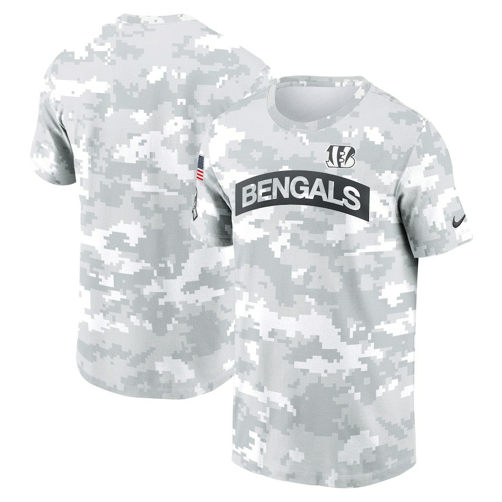 Nike Cincinnati Bengals 2024 Salute To Service Big & Tall Performance T-Shirt White
