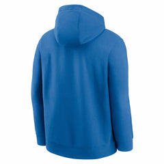 Nike Detroit Lions Rewind Club Logo Pullover Hoodie Blue