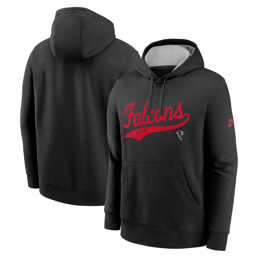 Nike Atlanta Falcons Rewind Club Logo Pullover Hoodie Black