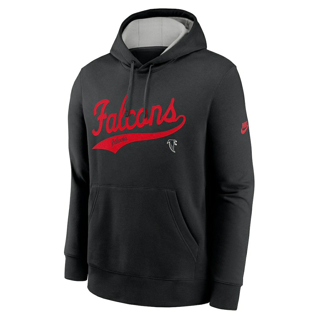 Nike Atlanta Falcons Rewind Club Logo Pullover Hoodie Black