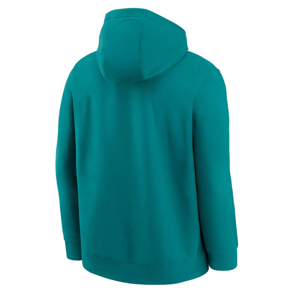 Nike Miami Dolphins Rewind Club Logo Pullover Hoodie Aqua
