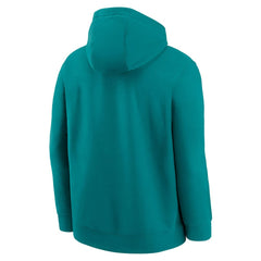 Nike Miami Dolphins Rewind Club Logo Pullover Hoodie Aqua