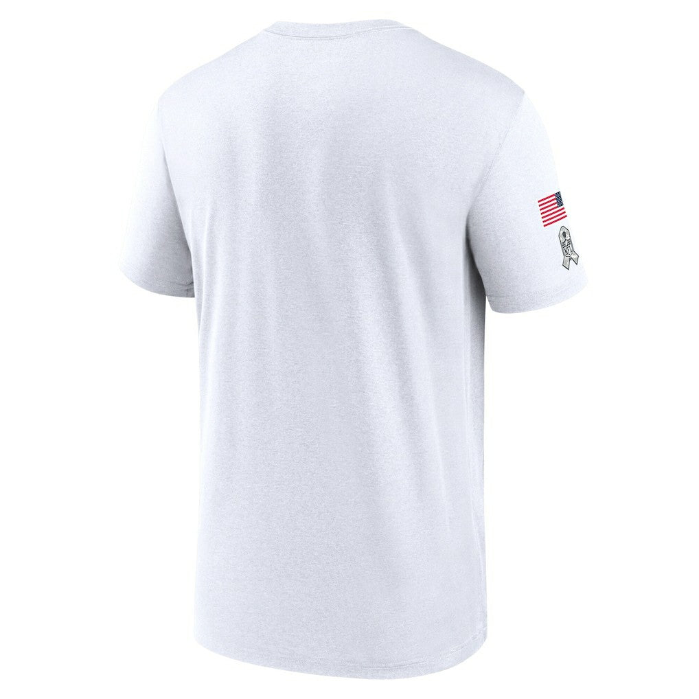 Nike Cleveland Browns 2024 Salute To Service Legend Performance T-Shirt White