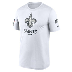 Nike New Orleans Saints 2024 Salute To Service Legend Performance T-Shirt White