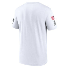 Nike New York Jets 2024 Salute To Service Legend Performance T-Shirt White