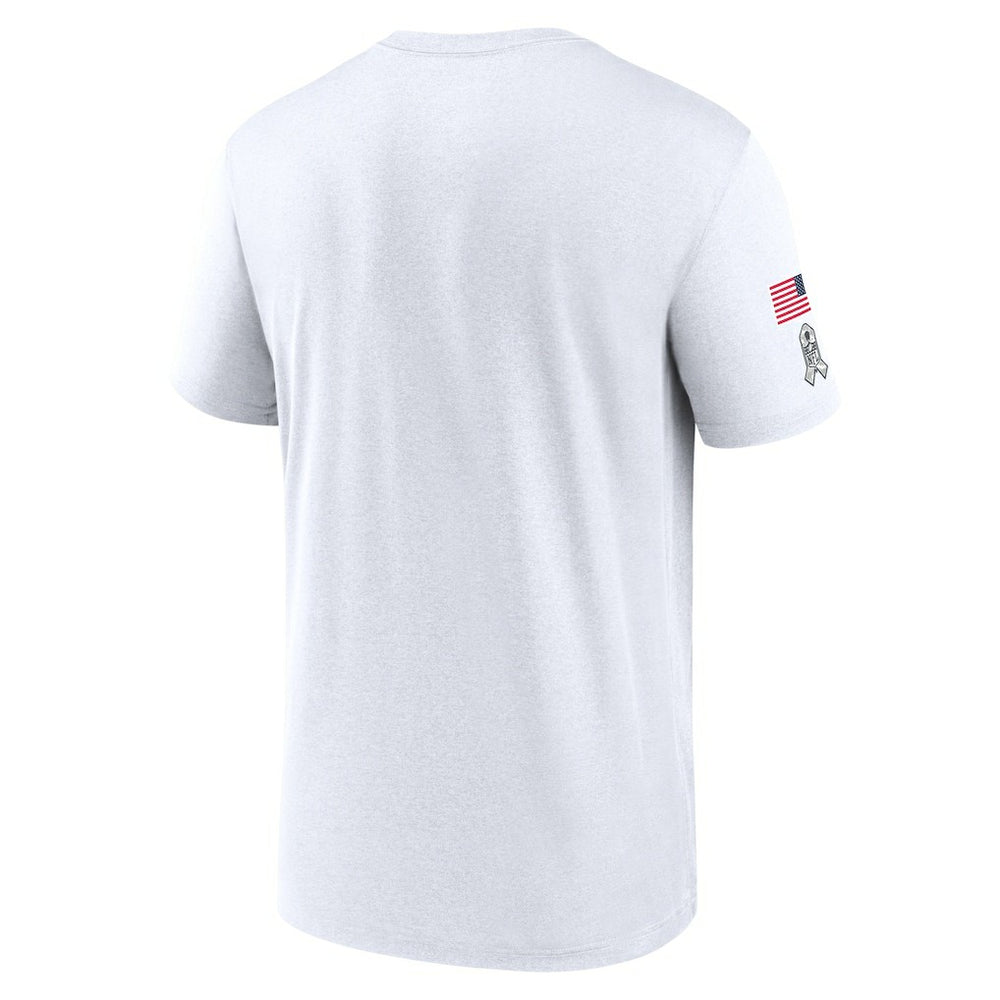 Nike Carolina Panthers 2024 Salute To Service Legend Performance T-Shirt White