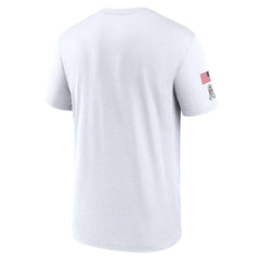 Nike Carolina Panthers 2024 Salute To Service Legend Performance T-Shirt White