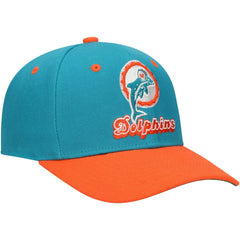 Mitchell & Ness Miami Dolphins Youth All In 2.0 Adjustable Hat Aqua