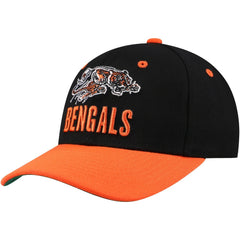 Mitchell & Ness Cincinnati Bengals Youth All In 2.0 Adjustable Hat Black