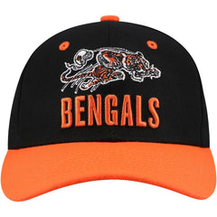 Mitchell & Ness Cincinnati Bengals Youth All In 2.0 Adjustable Hat Black
