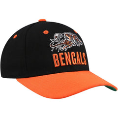 Mitchell & Ness Cincinnati Bengals Youth All In 2.0 Adjustable Hat Black