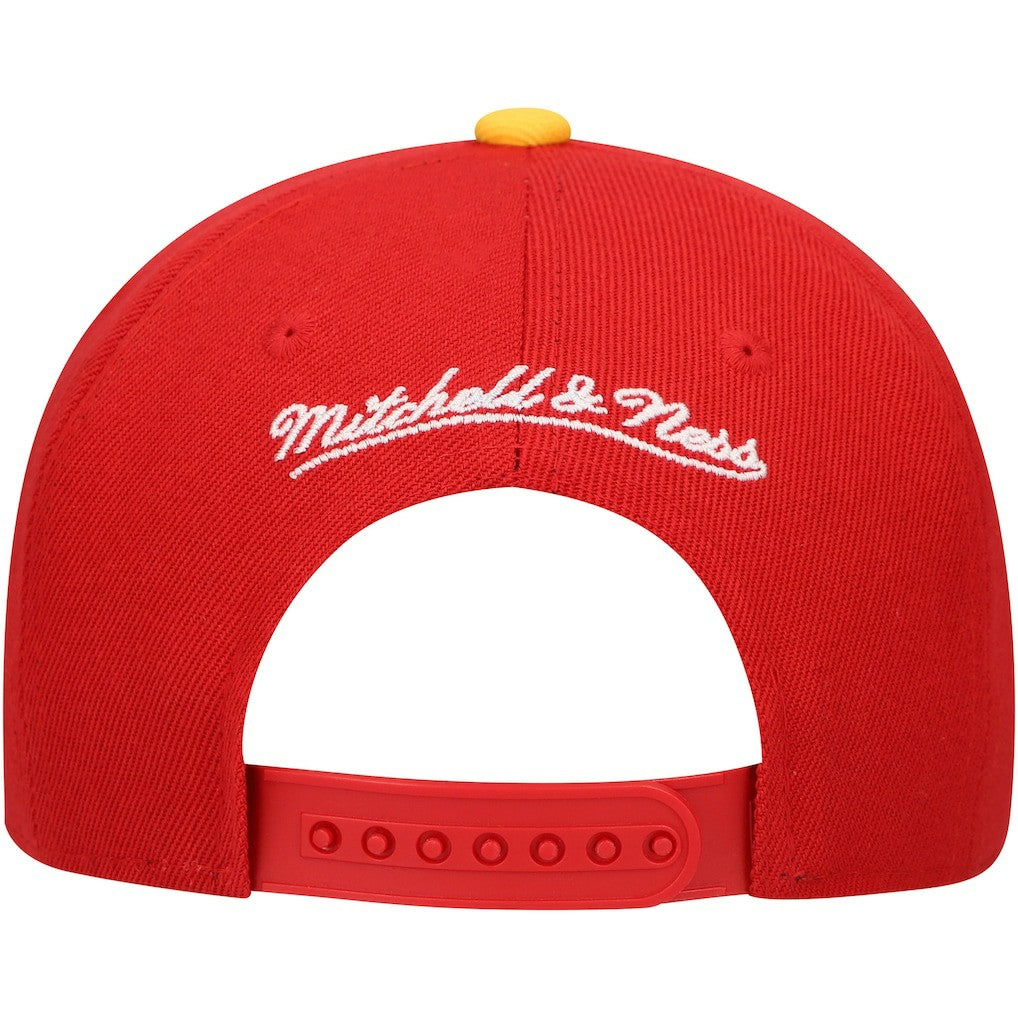 Mitchell & Ness Kansas City Chiefs Youth Team Two-Tone Snapback Hat Red
