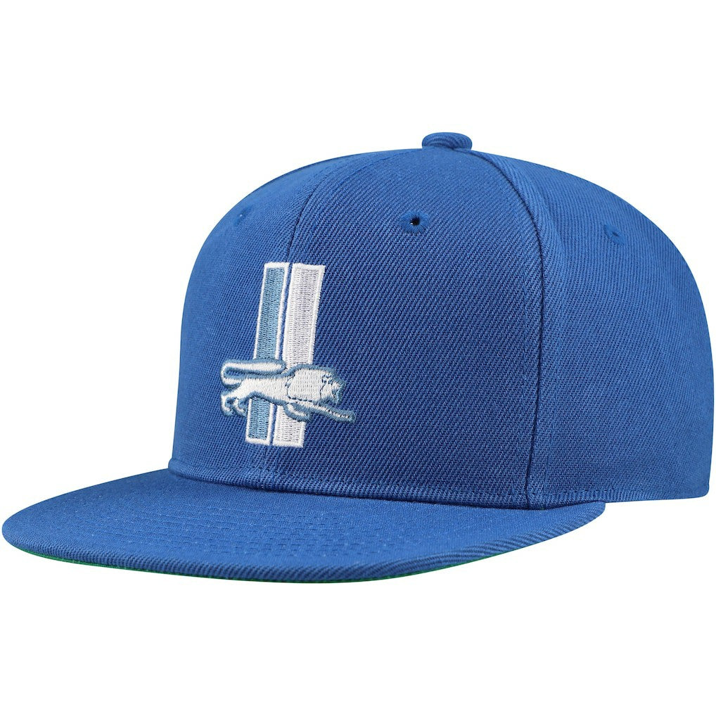 Mitchell & Ness Detroit Lions Youth Gridiron Classics Ground Snapback Hat Blue