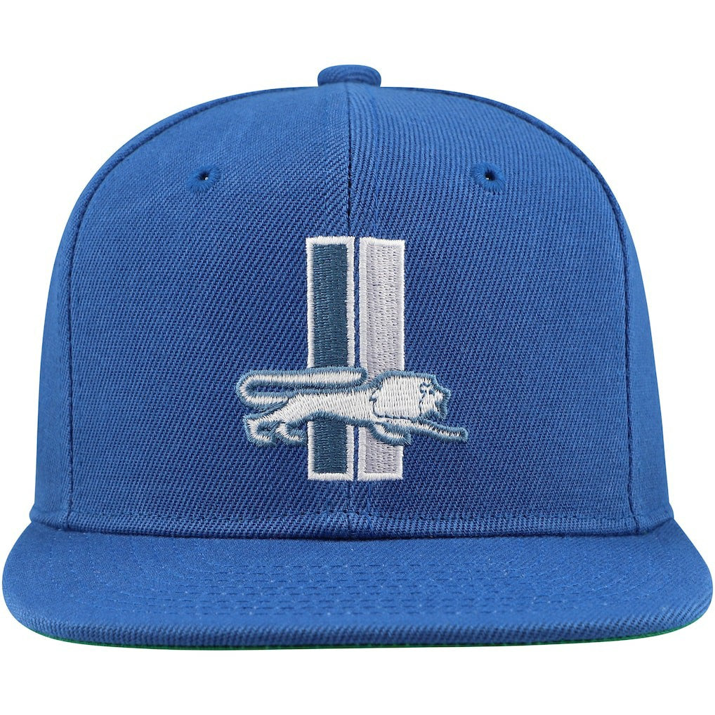 Mitchell & Ness Detroit Lions Youth Gridiron Classics Ground Snapback Hat Blue