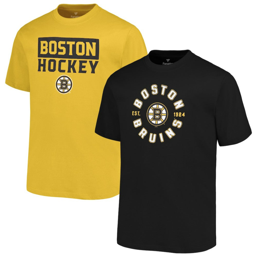Boston Bruins Fanatics Big & Tall 2-Pack T-Shirt Set - NHL 201173195
