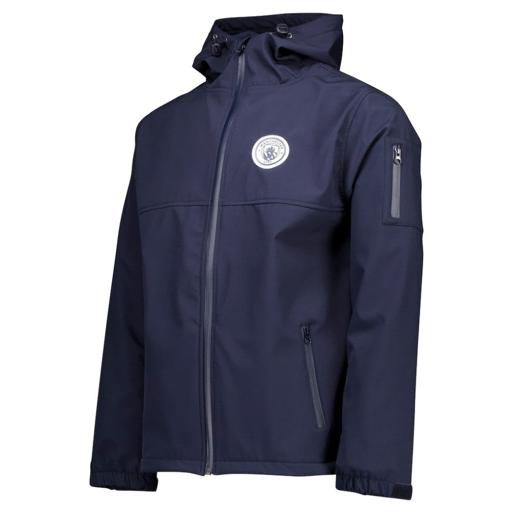 Manchester City Three-Layer Full-Zip Hoodie Jacket Navy