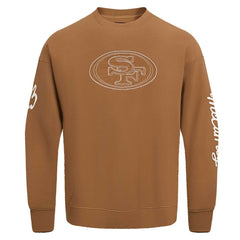Christian McCaffrey San Francisco 49ers Pro Standard Pullover Crewneck Sweatshirt Brown