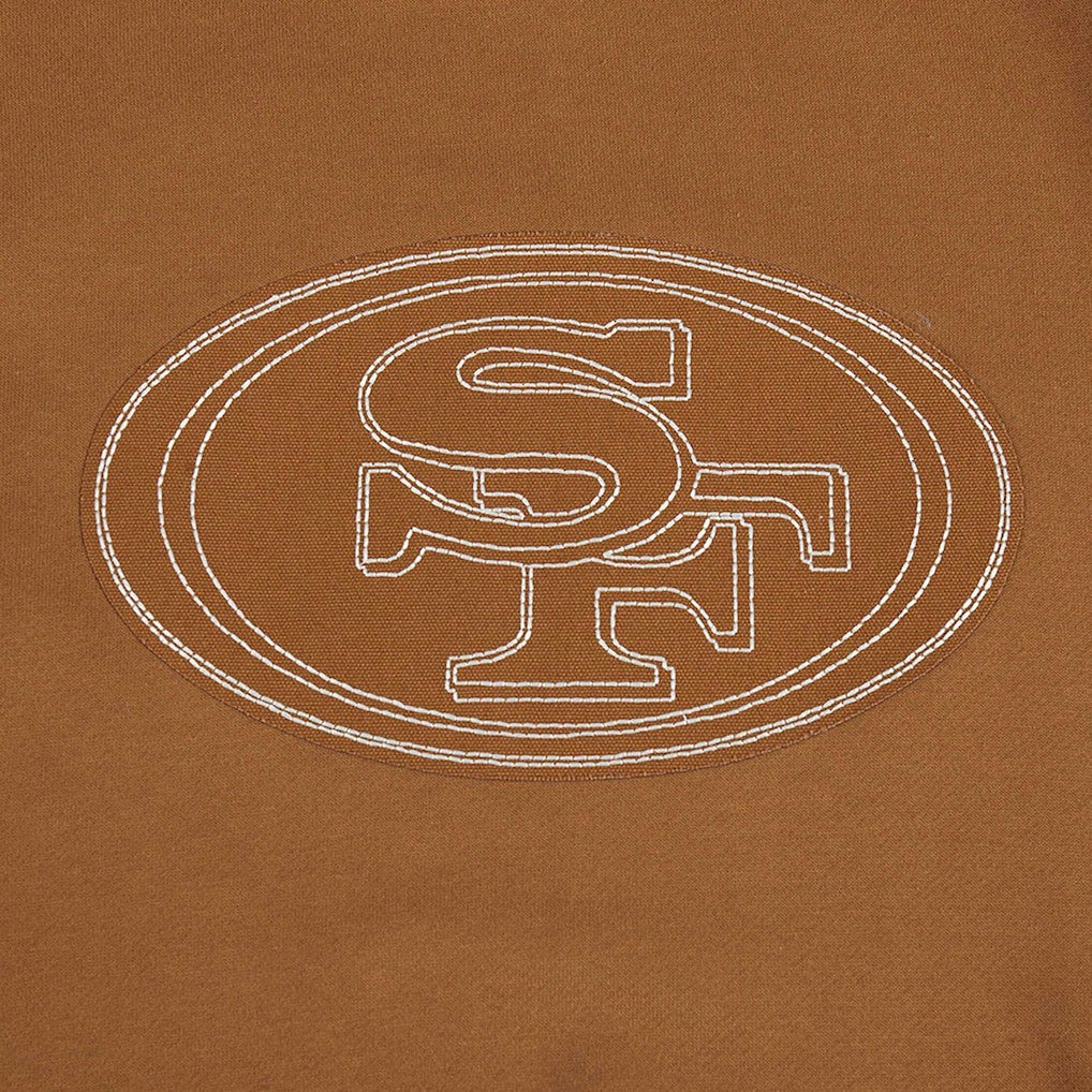 Christian McCaffrey San Francisco 49ers Pro Standard Pullover Crewneck Sweatshirt Brown