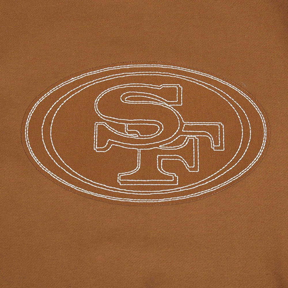 Christian McCaffrey San Francisco 49ers Pro Standard Pullover Crewneck Sweatshirt Brown