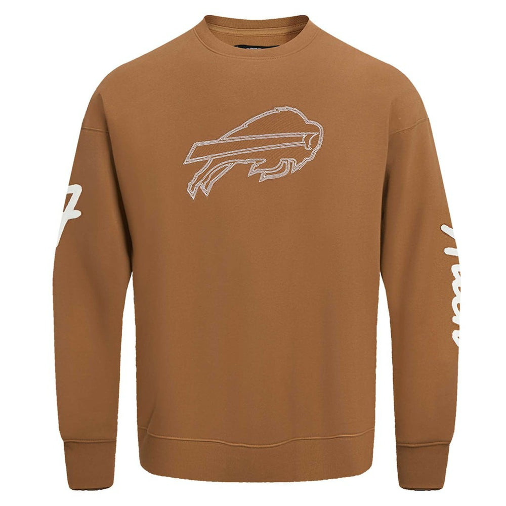Josh Allen Buffalo Bills Pro Standard Pullover Crewneck Sweatshirt Brown
