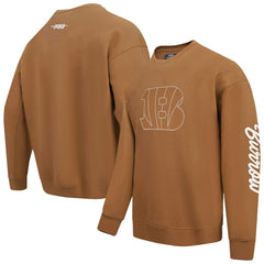 Joe Burrow Cincinnati Bengals Pro Standard Pullover Crewneck Sweatshirt Brown