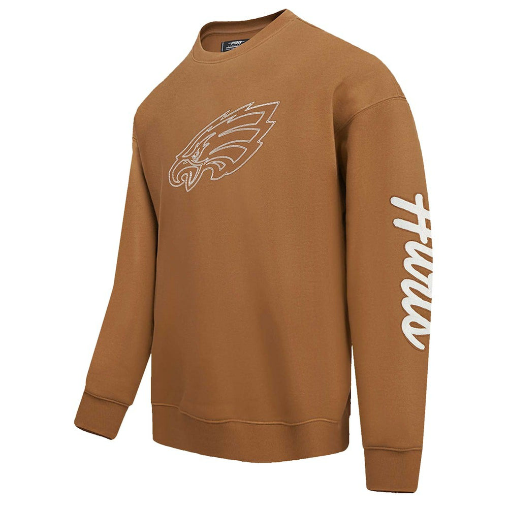 Jalen Hurts Philadelphia Eagles Pro Standard Pullover Crewneck Sweatshirt Brown