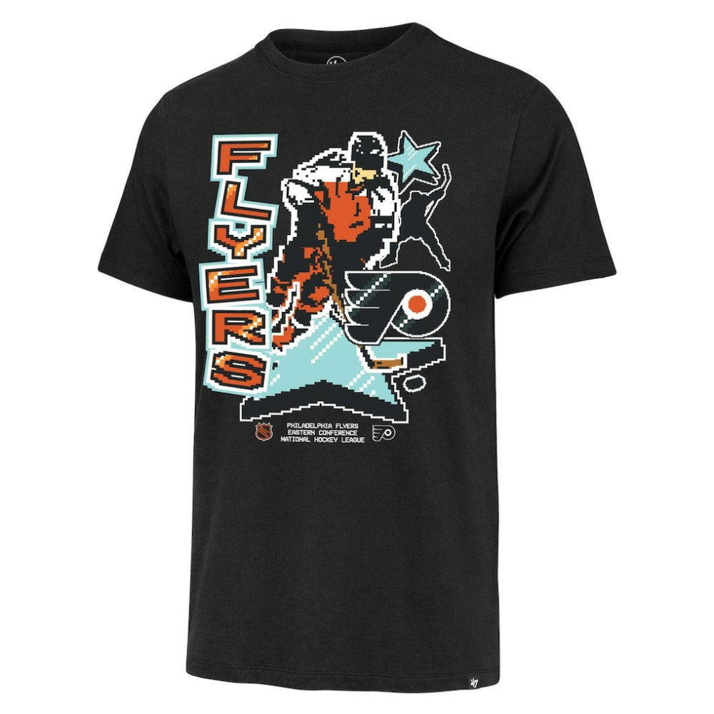 Philadelphia Flyers '47 Lamp Lighter Franklin T-Shirt - Black - NHL 201177478