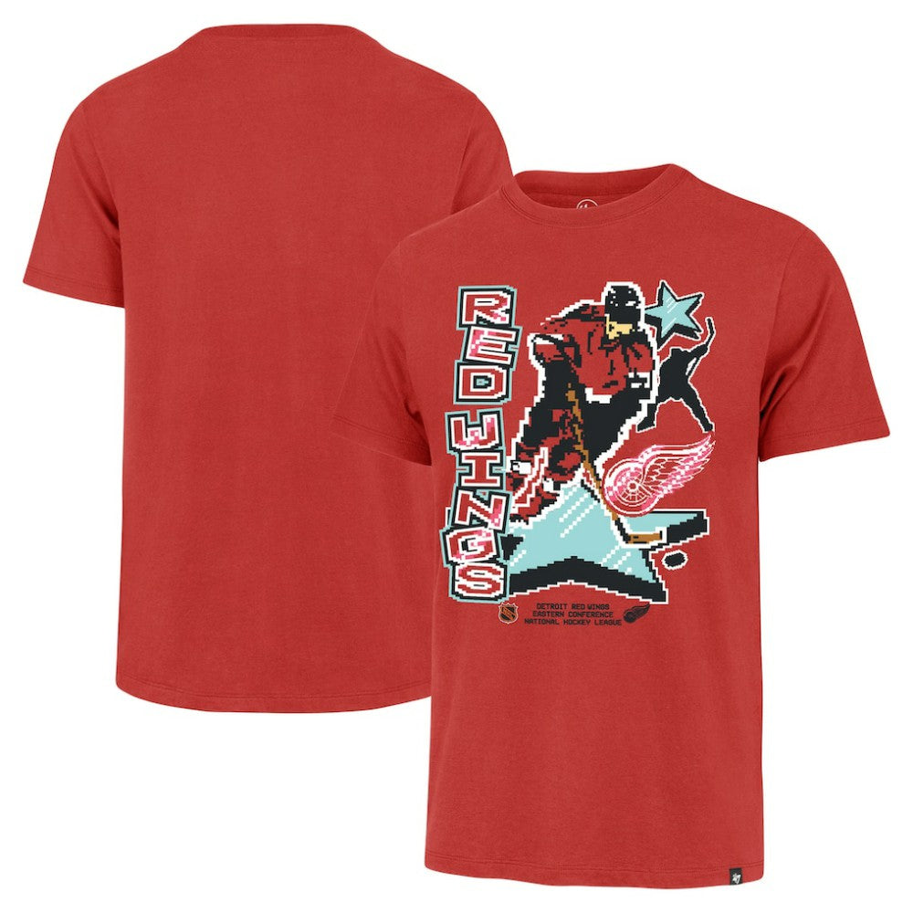 Detroit Red Wings '47 Lamp Lighter Franklin T-Shirt - Red - NHL 201177487