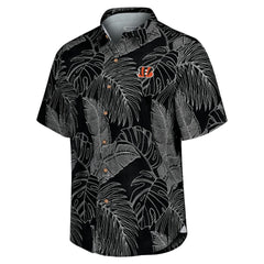 Cincinnati Bengals Sport Vine Line Button-Down Shirt Black