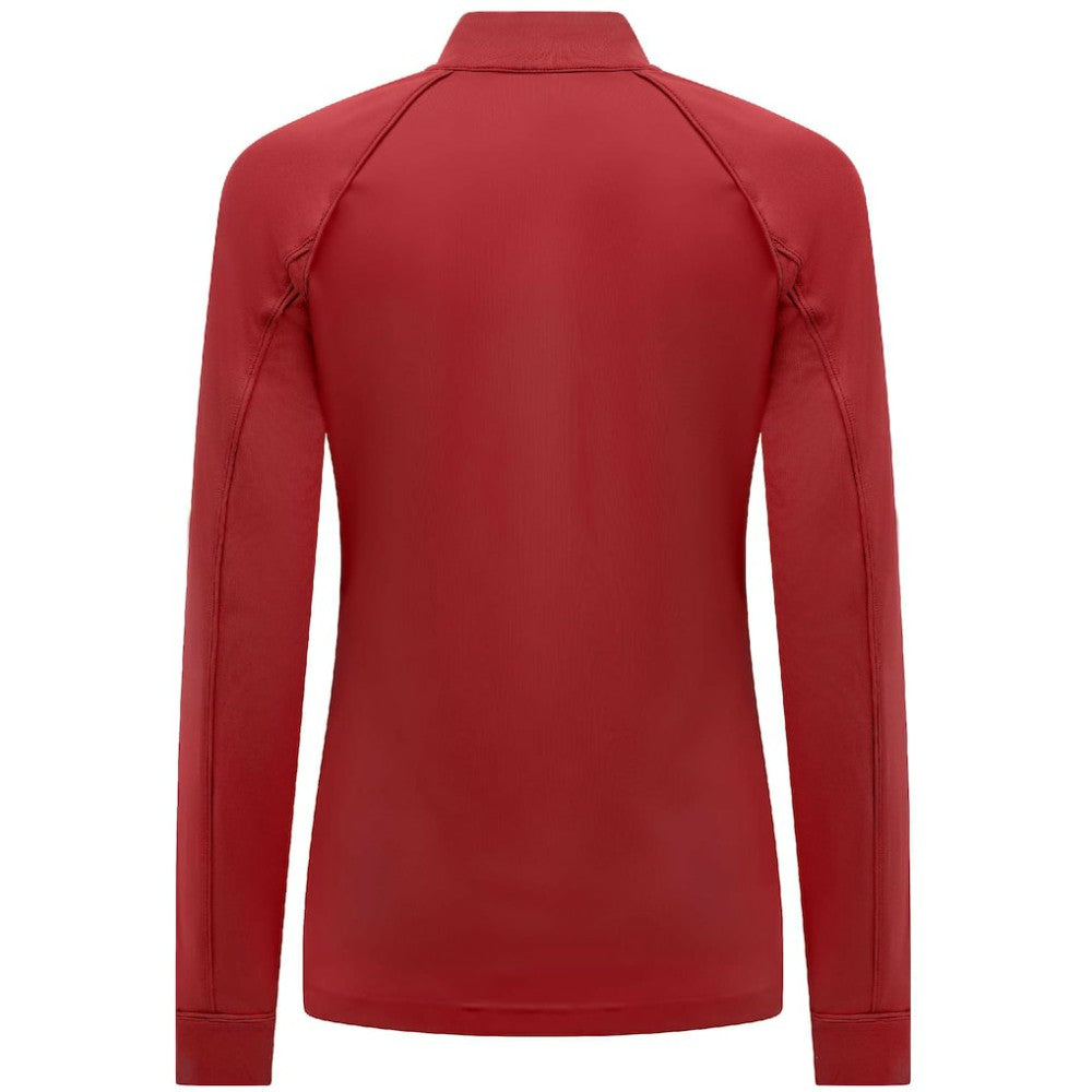 Carolina Hurricanes Levelwear Women's Kinetic Insignia Core Quarter-Zip Pullover Top - Red - NHL 201183063