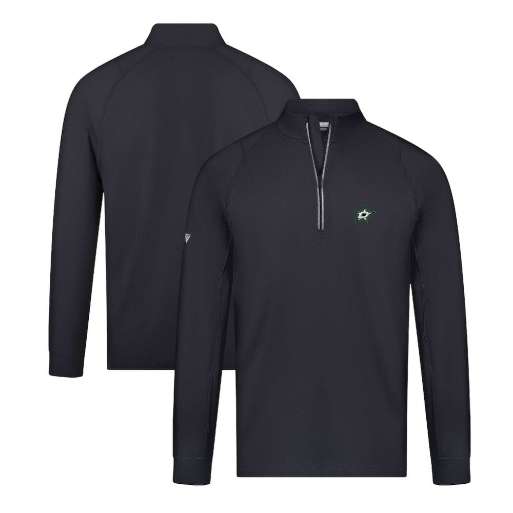 Dallas Stars Levelwear Theory Insignia Core Quarter-Zip Pullover Top - Black - NHL 201183106