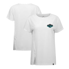 San Jose Sharks Levelwear Women's Influx Club Patch 2.0 T-Shirt - White - NHL 201183262