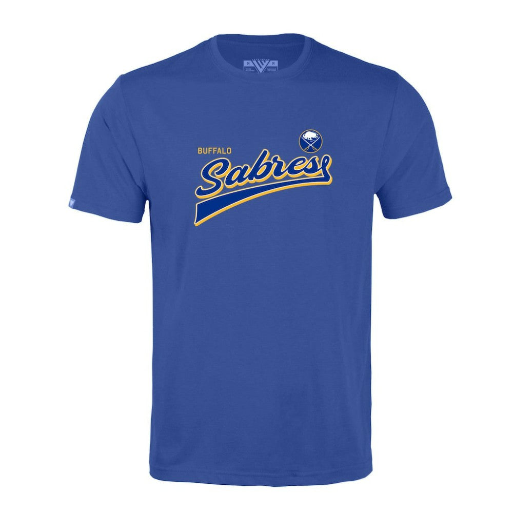Buffalo Sabres Levelwear Richmond Retro Script T-Shirt - Royal - NHL 201183333