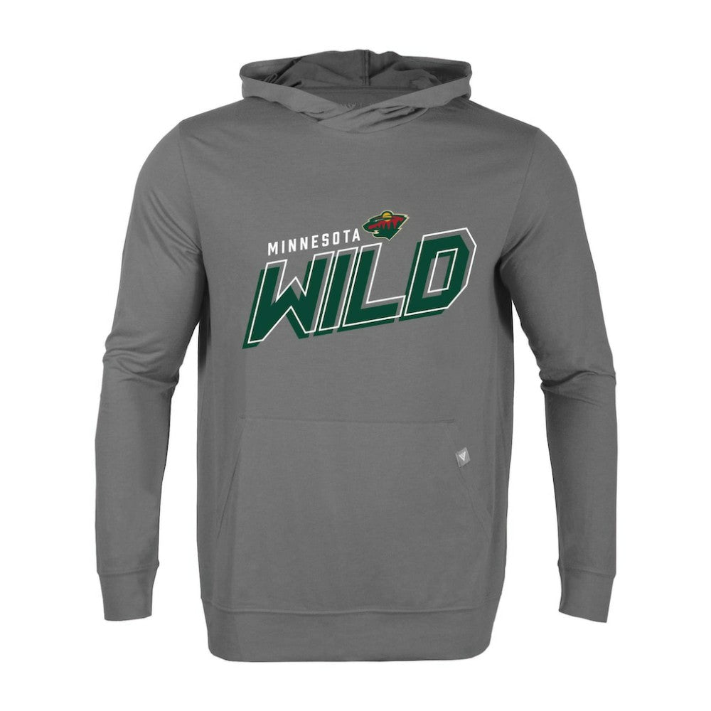 Minnesota Wild Levelwear Relay Premier 2.0 Pullover Hoodie - Gray - NHL 201183350