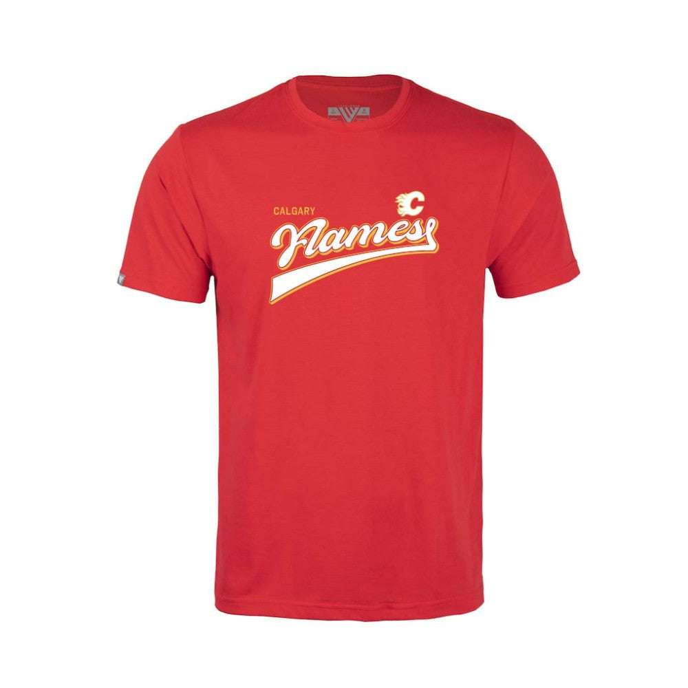 Calgary Flames Levelwear Youth Little Richmond Retro Script T-Shirt - Red - NHL 201183379