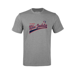 Columbus Blue Jackets Levelwear Youth Little Richmond Retro Script T-Shirt - Heather Gray - NHL 201183408