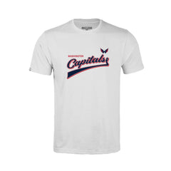 Washington Capitals Levelwear Youth Little Richmond Retro Script T-Shirt - White - NHL 201183423